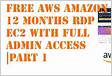 AWS Amazon US RDP